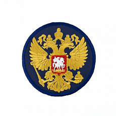 Купить Термоаппликация "Герб России" (Синий) оптом и в розницу недорого